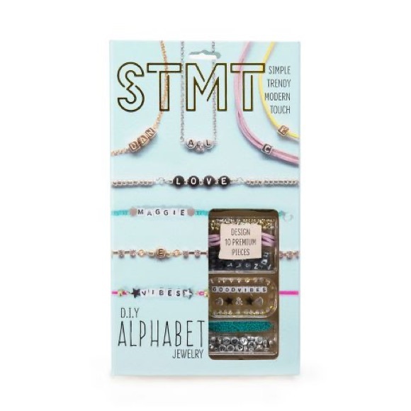 FINAL PRICE! STMT Simple Trendy Modern Touch, DIY Alphabet Jewelry Kit.📿 Brand 🆕 - Picture 1 of 8